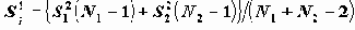  t- (independent sample T-TEST)